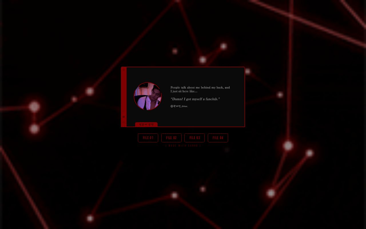 Carrd profile picture for @bloodshot